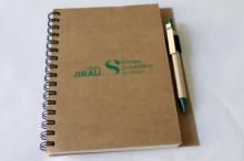 Caderno com Porta-Caneta Kraft - 10BRCP17212C