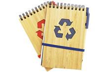 Bloco de Anotações Capa de Bambu - 10BR12122